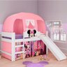 Cama Infantil Giocare Minnie Mouse Disney com Escorregador e Barraca Branco OOL - 7