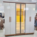 Ver mais imagens de Guarda Roupa Casal Puma Reflecta 6 Portas 4 Gavetas Bom Pastor Naturale/off