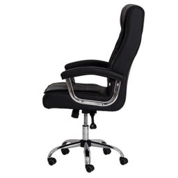 Kit 2 Cadeiras de Escritório Presidente Executiva Big em Molas Ensacadas com Relax Giratória Preta - 7