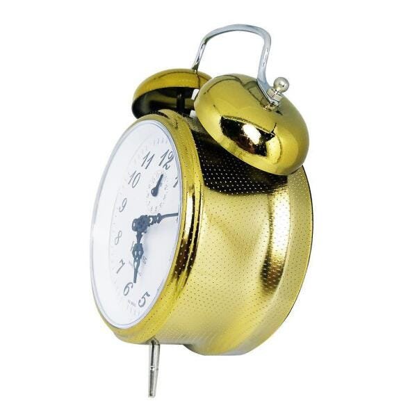 Despertador Vintage Retro Antigo Mecânico Herweg 2380-208 - 2