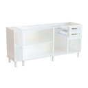 Ver imagem 3 de Balcão de Cozinha para Pia 180 Cm Star New 4 Portas 2 Gavetas Branco - Telasul