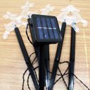 Ver imagem 3 de Pisca Solar Decoração Rena Leds Amarelo Jardim Natal de 2,5m