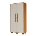 Ver imagem 1 de Armário Organizador Multiuso Dacar Off White/Naturale - Vrk Comercio On-Line