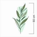 Ver imagem 5 de Adesivo Floral Boho Verde Estilo Nórdico 31x60 Minimalista Mod.03