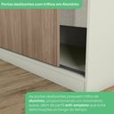 Ver imagem 7 de Guarda-roupa Casal Modulado Seletto 9 Portas 9 Gavetas com Espelho Areia Hp/jequitibá - Henn