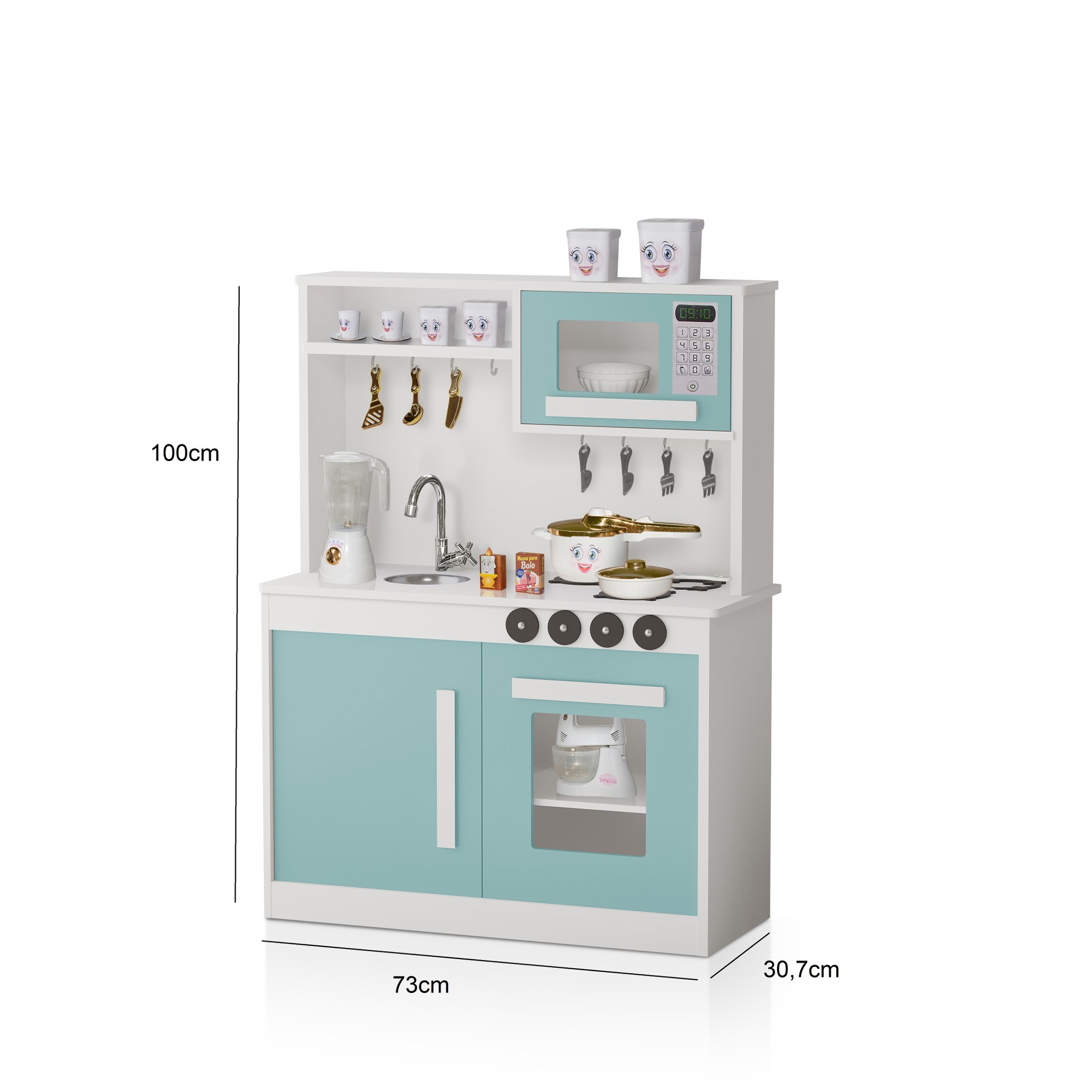Kit Master Chefe Cozinha Infantil 100% Mdf - 4