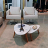 Conjunto Mesa de Centro Orgânica Paris White - 3