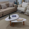 Conjunto Mesa de Centro Orgânica Paris White - 4