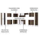 Ver mais imagens de Cozinha Canto Reto Emilly Armário Balcão Branco Madesa