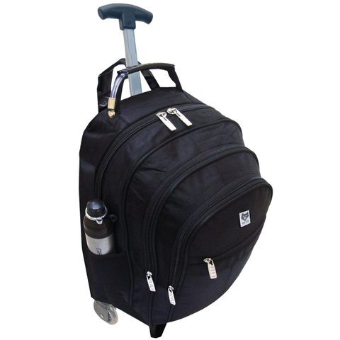 Mochila Bolsa Mala com Rodinhas Faculdade Escola Trabalho