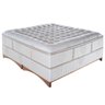 Cama Box Queen Pikolin Colchoes Colchão com Halo (L - 158xA - 80xP - 198cm) com Molas Ensacadas Branco Dst - 1