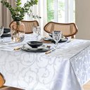 Ver imagem 2 de Toalha de Mesa Quadrada 4 Lugares 160x160 Requinte Ii Tj-6205 Dohler Branco