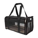 Ver imagem 1 de Bolsa Transporte Para Pet Viagem Preta Duke & Dixie