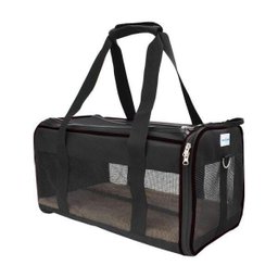 Bolsa Transporte Para Pet Viagem Preta Duke & Dixie - 1