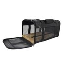 Ver imagem 3 de Bolsa Transporte Para Pet Viagem Preta Duke & Dixie