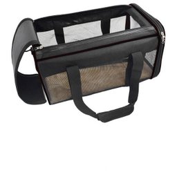Bolsa Transporte Para Pet Viagem Preta Duke & Dixie - 2