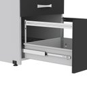 Ver imagem 5 de Arquivo para Pasta Suspensa com Chave 4 Gavetas Aço Linha P25 Cinza/Preto