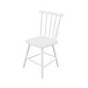 Ver imagem 4 de Jogo de Jantar Colonial Brisa Mesa 137x80 Cm + 06 Cadeiras Branca ( Tampo Mel ) Base Branca