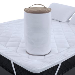 Pillow Top Queen Extra Macio Toque de Pluma em Fibra Siliconada 600g/m2 158x198cm Bf Colchões