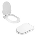 Ver imagem 2 de Assento Sanitário Tampa de Vaso Branco Mdf Laqueado Hampton para Bacia Incepa