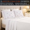 Ver imagem 2 de Jogo de Cama Elise Queen 100%algodao 300 Fio Super Macio:lilas