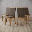 Ver imagem 1 de Kit 4 Cadeiras Isa Bege - Henn