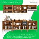 Ver imagem 4 de Cozinha Compacta para Cooktop 5 Bocas 5 Peças 12 Portas 2 Gavetas Paris Sallêto Móveis