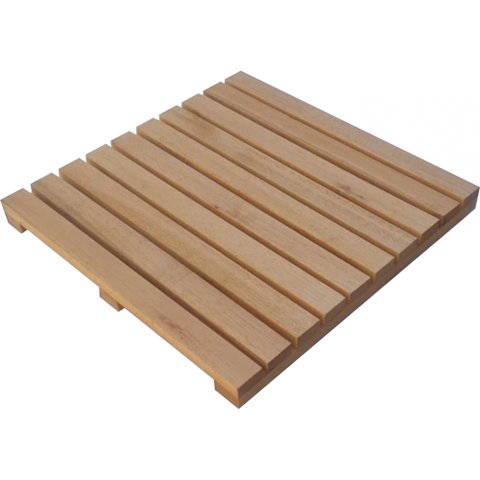 Deck de Madeira Modular 50x50cm com Pintura Neonx 50x50 Cm com Pintura Osmocolor Transparente
