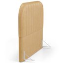 Ver imagem 6 de Cabeceira Cama Box Casal Estofada Orgânica 140cm Alice W01 Couríssimo Fendi - Lyam Decor