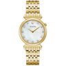 Relógio Bulova Feminino Ref: 97p149 Slim Dourado Diamante - 1
