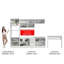 Ver imagem 6 de Armário de Cozinha Completa 315cm Branco Glamy Madesa 02