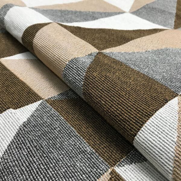 Tapete Sala Quarto Antiderrapante Geometrico 1,32x2,00 Caramelo Cru Dubai - 3