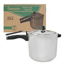 Panela de Pressão Suprema Roque 7 Litros Inox - 1