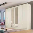Ver imagem 1 de Guarda Roupa Oslo 6 Portas 6 Gavetas com Espelho Mdf - Mademarcs