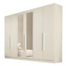 Guarda Roupa Oslo 6 Portas 6 Gavetas com Espelho Mdf - Mademarcs - 2