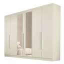 Ver imagem 2 de Guarda Roupa Oslo 6 Portas 6 Gavetas com Espelho Mdf - Mademarcs