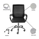 Ver imagem 5 de Kit 4 Cadeiras de Escritório Secretaria Diretor Roma Ergonômica