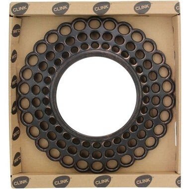 Espelho Retrô Plástico 25,4cm Cores Sortidas - Clink - 1