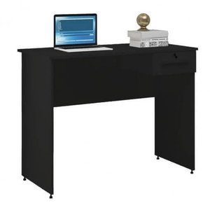 Mesa PC Gamer Home Office Hanna Preta - Móveis Borsari