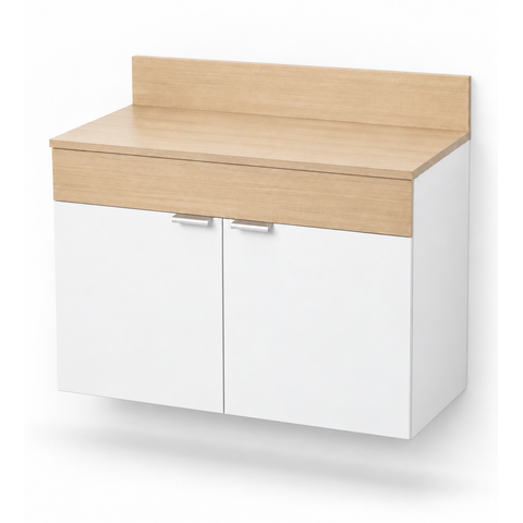 Gabinete para Banheiro Suspenso Continente 100% MDF 15mm