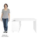 Ver mais imagens de Conjunto Escritório Home Office 4 Peças Golden A06 Branco - Mpozenato