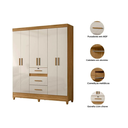 Ver imagem 3 de Guarda-Roupa Casal Itatiba 6 Portas 3 Gavetas Moval