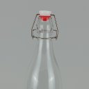 Ver imagem 5 de Garrafa Água Suco Leite Home&co com Trava na Tampa Vidro 1l 32x8x8cm Transparente