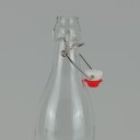 Ver imagem 6 de Garrafa Água Suco Leite Home&co com Trava na Tampa Vidro 1l 32x8x8cm Transparente