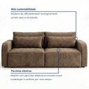 Ver imagem 4 de Sofá Cama 3 Lugares Retrátil e Reclinável 236cm Montreal