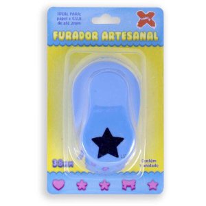 Furador Papel e Eva Gigante Estrela 38Mm