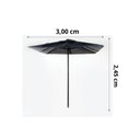 Ver imagem 4 de Ombrelone Guarda Sol 3 Metros de Madeira com Base