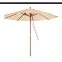 Ver imagem 1 de Ombrelone Guarda Sol 3 Metros de Madeira com Base