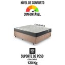 Ver mais imagens de Base Box Baú Bipartido Casal 138x188 Linho com Colchão Adapto Molas Ensacadas