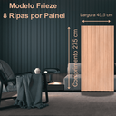 Ver imagem 2 de Painel Ripado Frieze Carvalho Americano 2750 X 455 X 9mm - Caixa com 2 Painéis = 2,5m2